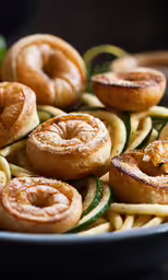 a plate filled with some very tasty looking food