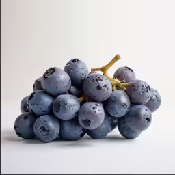 grapes are seen here with a white background