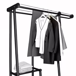 an image of clothes drying on a rack