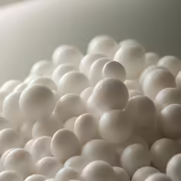 white candies piled on top of each other