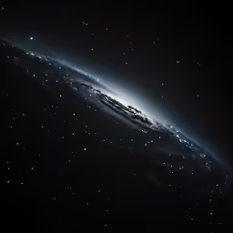 a black and white photo of the earth
