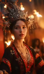 an image of a woman in traditional clothing