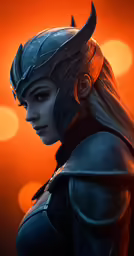a close up of a person in a helmet and a light