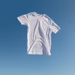there is a t - shirt hanging in the air
