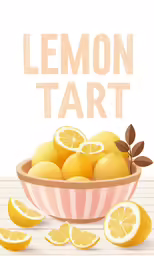 an image of a bowl of lemons with words