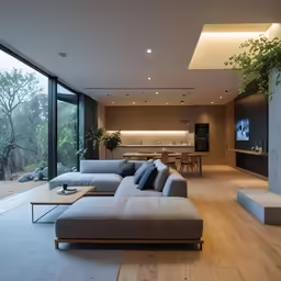 a living room filled with lots of furniture