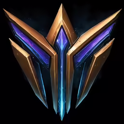 the logo of a stylized video game