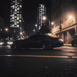 a few cars that are on the street