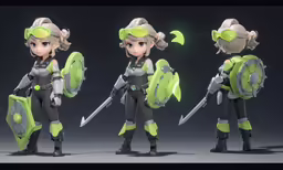a stylized character for the game overwatch
