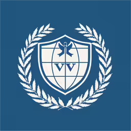 the flag of the united states with a coat of arms on it
