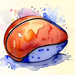 a computer mouse that is painted to look like an orange orange,a computer mouse sitting on top of a desk