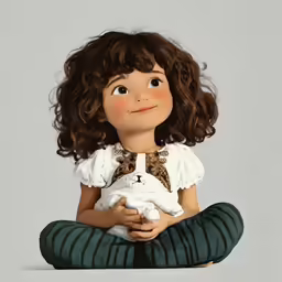 an image of a girl sitting on the ground