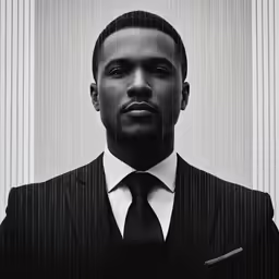a man in a suit and tie poses for a picture