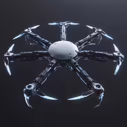 an abstract photograph of a sci - fidget flying through the air