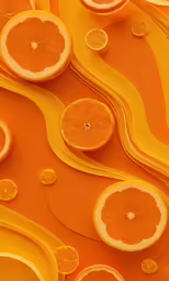an orange slices are being sliced on a table