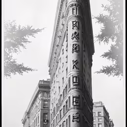 an old building on a corner with chinese writing