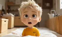 the character inside the room is shocked