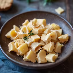 a dish full of food that has meat and cheese