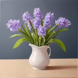 an image of a beautiful purple flower in a vase