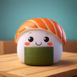 there is a squise that has a smile on it
