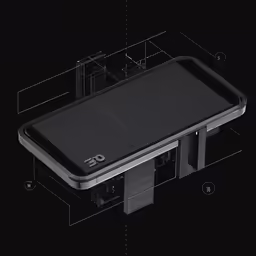 a picture of an iphone sitting on top of a glass table
