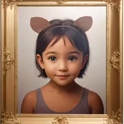 a girl wearing minnie ears looks at the camera
