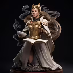 a statue that is sitting on a table