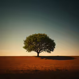 an empty tree sits in the middle of a field,lone tree stands alone in an empty field