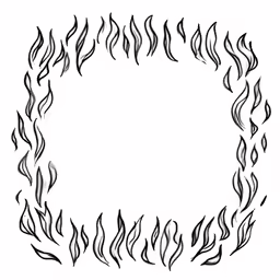 the center is made up of flames