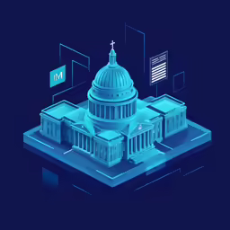 a 3d rendering of the us capitol building
