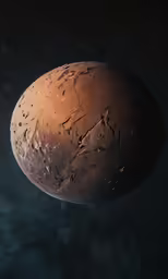 a very large brown object with little spots