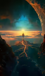 this is an image of a sci - fi scenery