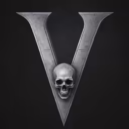 the logo for v for vampire