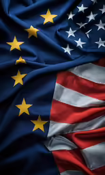 the american flag is seen here in this photo