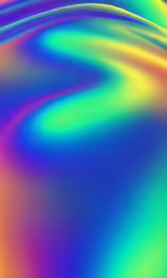 closeup view of colorful liquid stream from computer screen