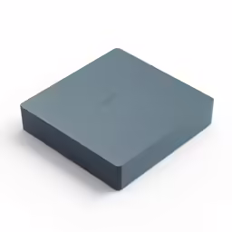 the back side of a gray, square, box