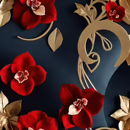 a large metal decoration made to look like flowers