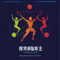an advertisement for the chinese olympic winter games