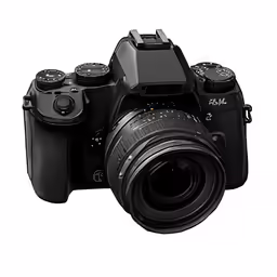 the front of a camera with the nik lens attached to it