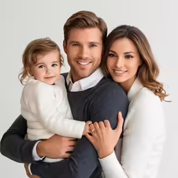 the new look family with their two children
