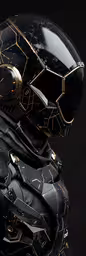 black and gold helmet with goggles sitting on top,the black and gold helmet of a motorcycle