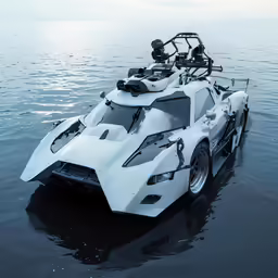 the large white boat is moving in the water