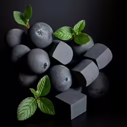 several fruits sitting next to each other on a table