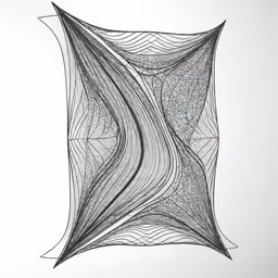 drawing an abstract object using different angles