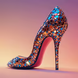 a photo of a shoe on the floor