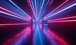 a photo of light trails at a very high speed