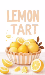 there is a picture of lemons in a bowl
