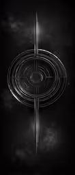 a picture of a spiral shape on a black background