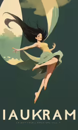 the character is depicted in an animated style