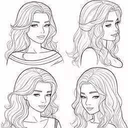 different views of the hairs and how to style it